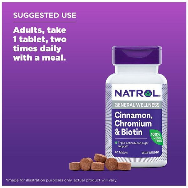 Cinnamon, Chromium & Biotin - 60 tabs