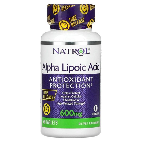Alpha Lipoic Acid Time Release, 600mg - 45 tabs