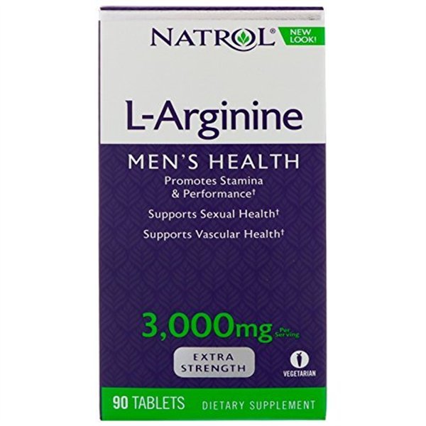 L-Arginine, 3000mg - 90 tabs