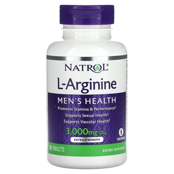L-arginiini, 3000 mg - 90 tablettia