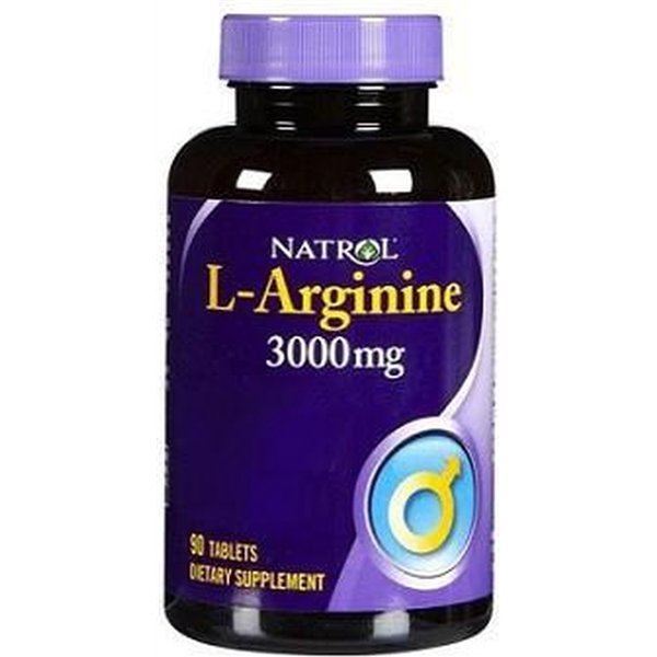 L-arginiini, 3000 mg - 90 tablettia