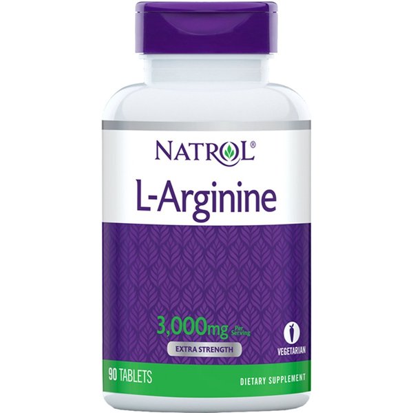 L-Arginine, 3000mg - 90 tabs