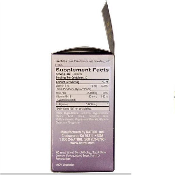 L-arginīns, 3000 mg - 90 tabletes