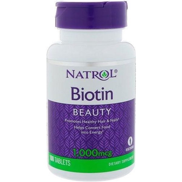 Biotiini, 1000 mikrogrammaa - 100 tablettia