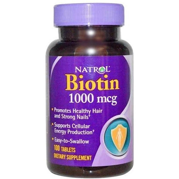 Biotinas, 1000 mcg – 100 tablečių