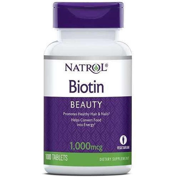 Biotin, 1000mcg - 100 tabs