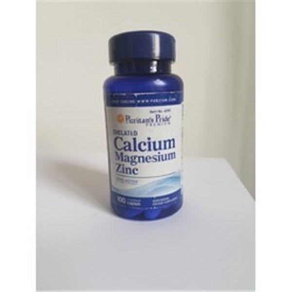 Calcium Magnesium Zinc - 100 caplets