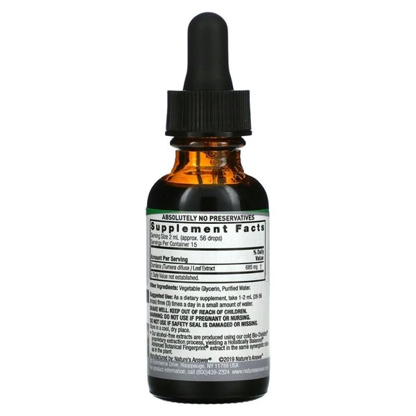 Damianas ekstrakts - 30 ml.