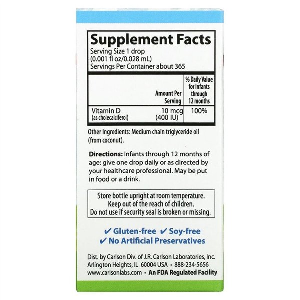 Baby's Super Daily D3, 400 SV - 10 ml.