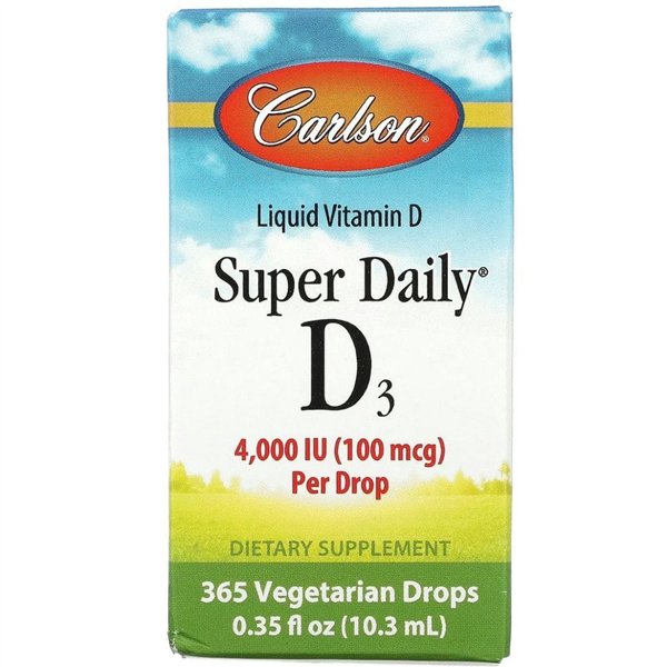 Super Daily D3, 4000 IU - 10 ml.