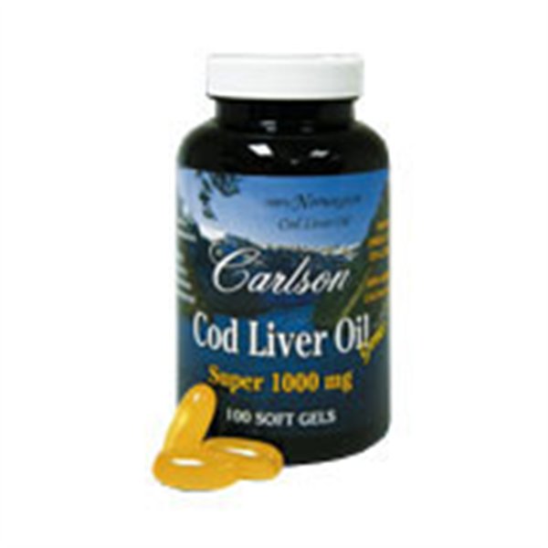 Laukinių norvegiškų menkių kepenų aliejaus brangakmeniai, 1000 mg - 100 minkštųjų kapsulių