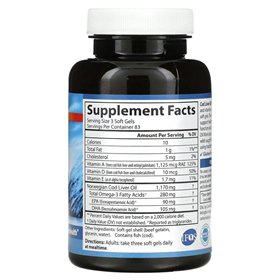 Cod Liver Oil Minis, 280mg - 250 mini softgels