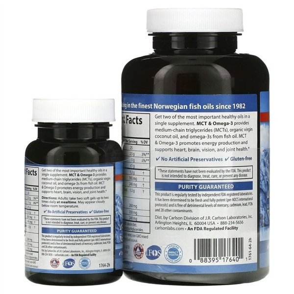 MCT & Omega-3 - 120 + 30 softgels