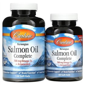 Norwegian Salmon Oil Complete - 120 + 60 softgels