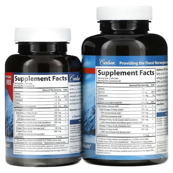 Norwegian Salmon Oil Complete - 120 + 60 softgels