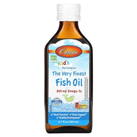 Рыбий жир для детей The Very Finest, 800 мг Just Peachie - 200 мл.
