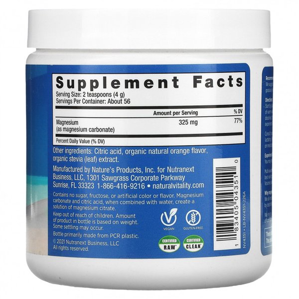 Natural Calm, Orange - 226g