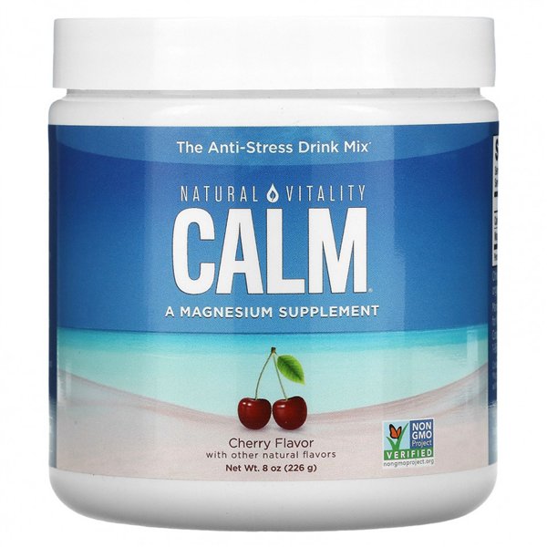 Calm Magnesium Powder, Cherry - 226g