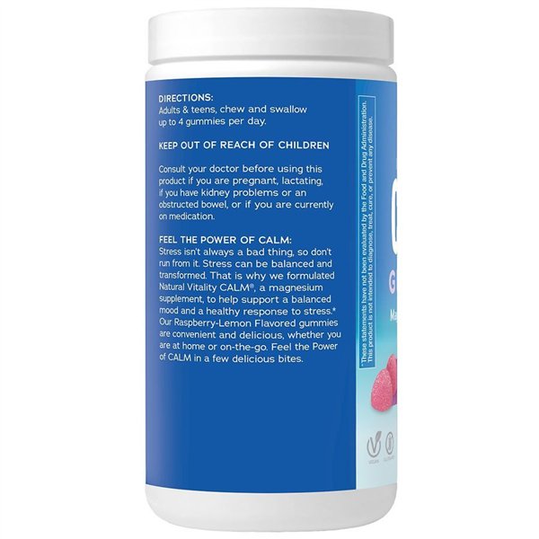 Calm Gummies, Raspberry Lemon - 60 gummies