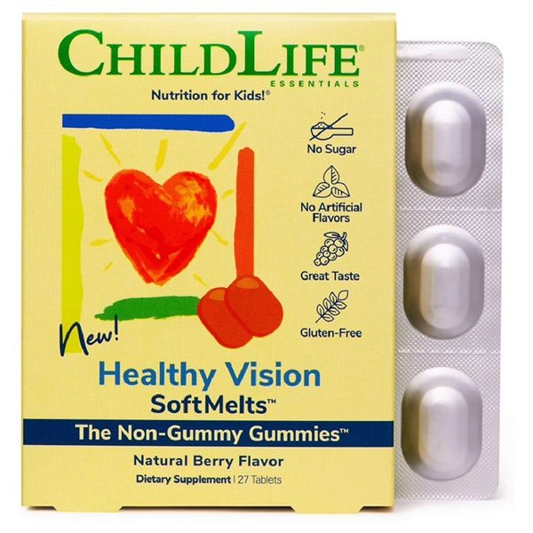 Жевательные конфеты Healthy Vision Softmelts, натуральные ягоды - 27 таблеток