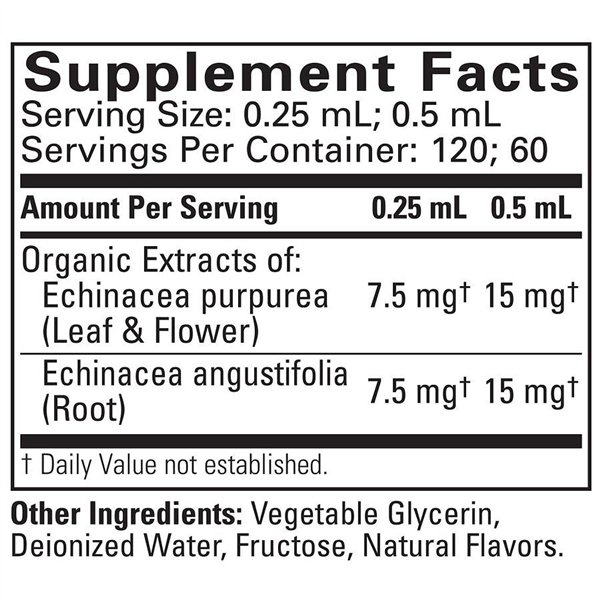 Ehinācija, dabīgs apelsīns - 30 ml.
