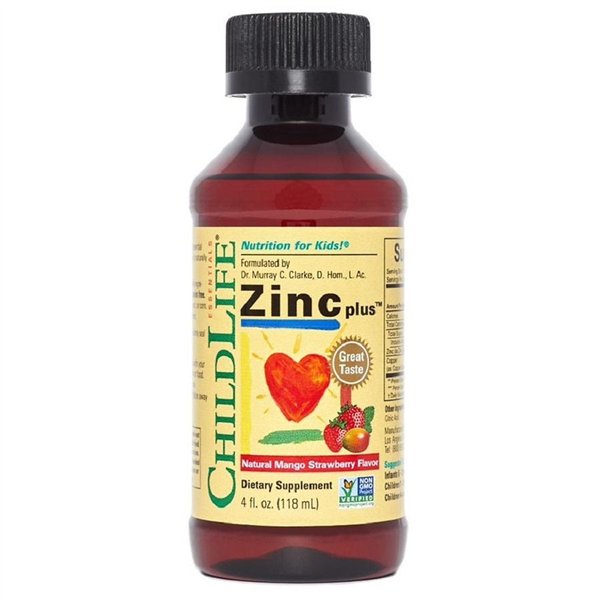 Zinc Plus, Натуральный Манго Клубника - 118 мл.