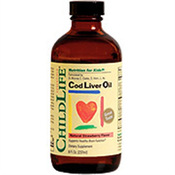 Pure Arctic Cod Liver Oil, Natural Strawberry - 237 ml.