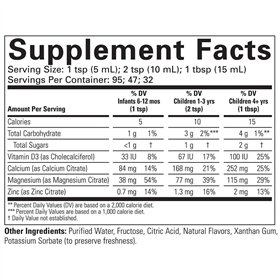 Liquid Calcium with Magnesium, Natural Orange - 473 ml.
