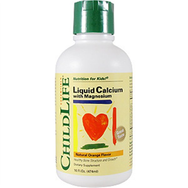 Liquid Calcium with Magnesium, Natural Orange - 473 ml.