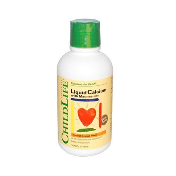 Liquid Calcium with Magnesium, Natural Orange - 473 ml.