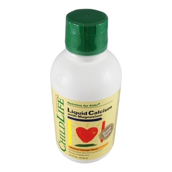 Liquid Calcium with Magnesium, Natural Orange - 473 ml.