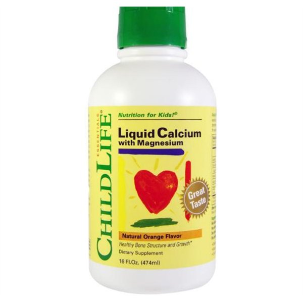 Liquid Calcium with Magnesium, Natural Orange - 473 ml.