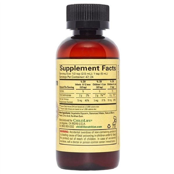 Liquid Iron, Natural Berry - 118 ml.