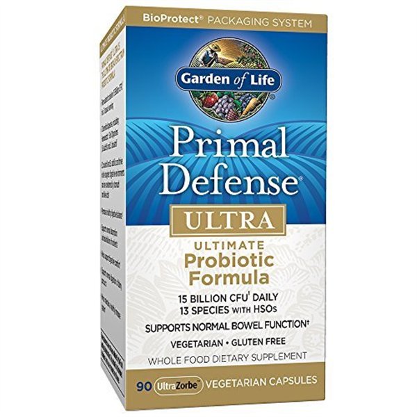 Primal Defense Ultra, Ультимативная пробиотическая формула — 90 растительных капсул