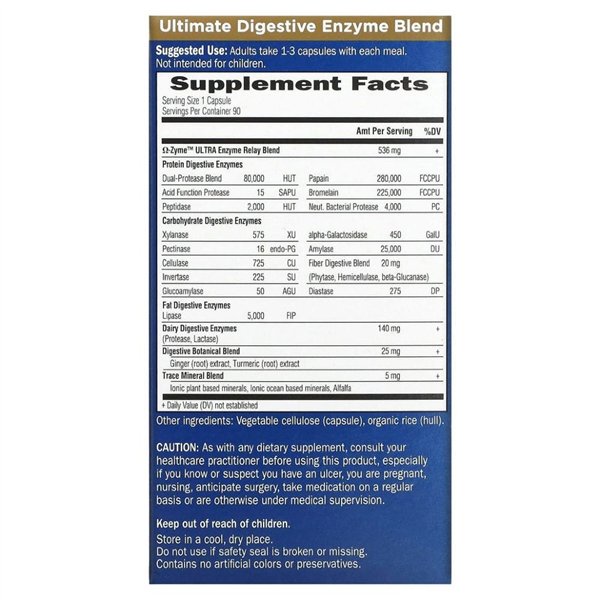 Omega Zyme Ultra - 90 v-kapsulas