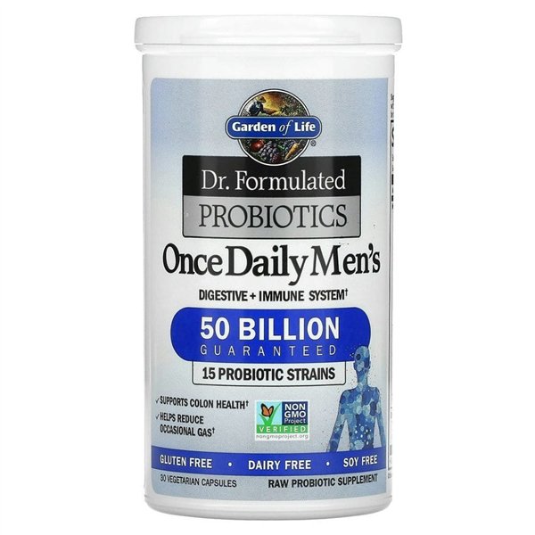 Dr. Formuled Probiotics Once Daily Men's - 30 v-caps