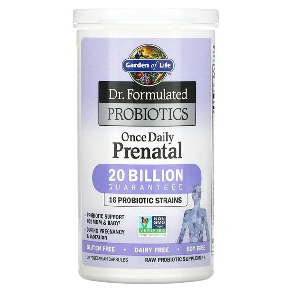 Dr. Formulated Probiotics Once Daily Prenatal - 30 vcaps