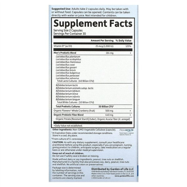 Dr. Formulated Probiotics Prostate+ - 60 vcaps