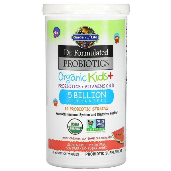  Dr. Formulated Probiotics Kids+, vesimeloni - 30 purutablettia