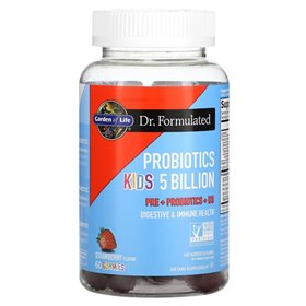 Dr. Formulated Probiotics Kids 5 Billion Gummies, Strawberry - 60 gummies