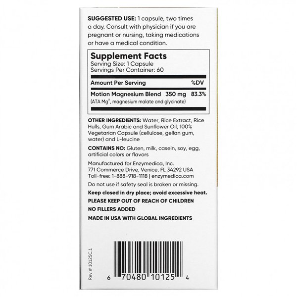 Magnesium Motion - 60 kaps.