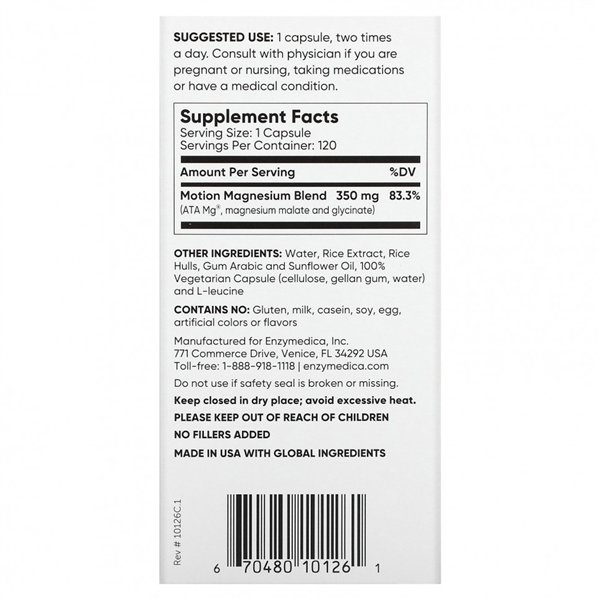 Magnesium Motion - 120 kaps.