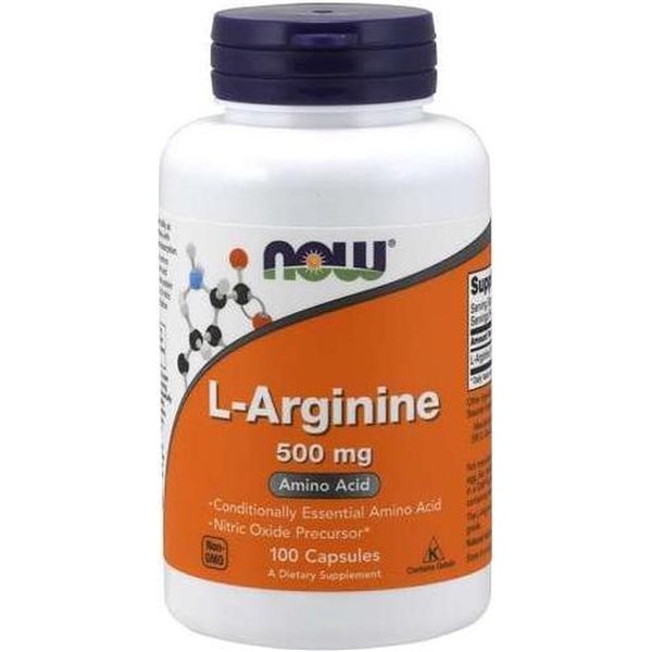 L-Arginine, 500mg - 100 caps