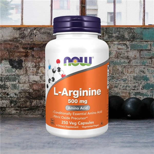L-Arginine, 500mg - 250 caps
