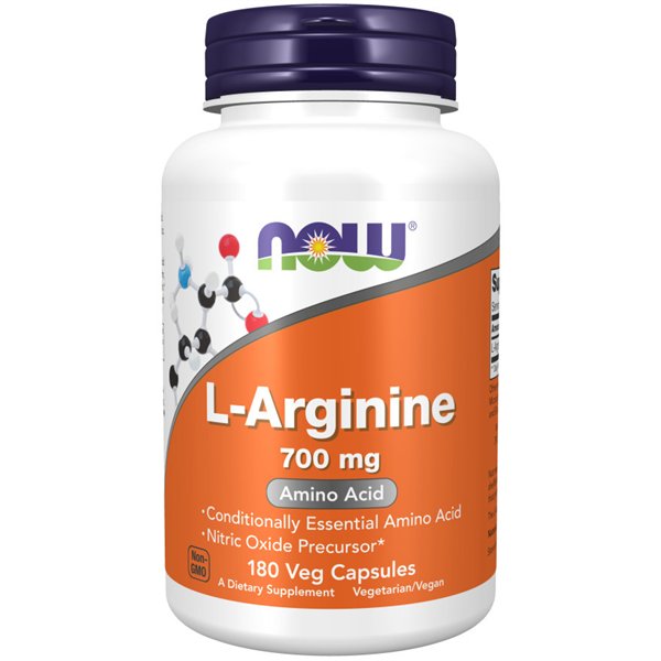 L-Arginine, 700mg - 180 vcaps
