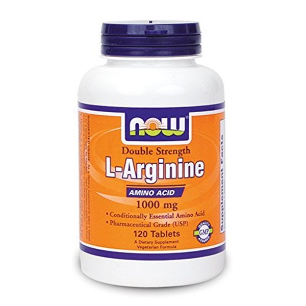 L-Arginine, 1000mg - 120 tablets