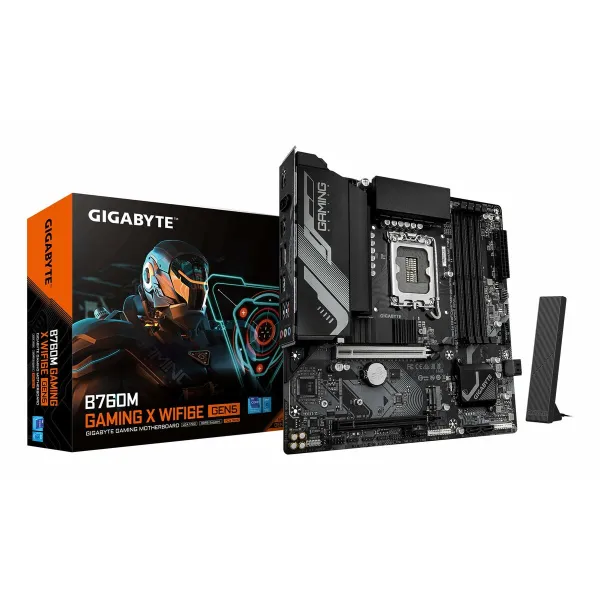 Pagrindinė plokštė Gigabyte B760M GAMING X WIFI6E GEN5 Intel B760 LGA 1700