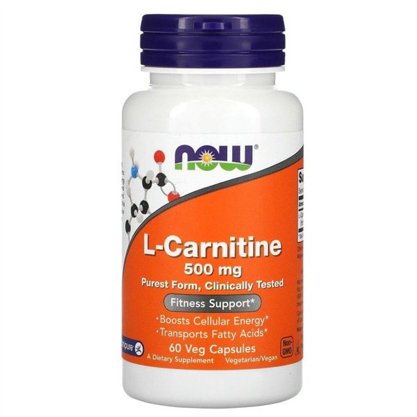 L-Carnitine, 500mg - 60 vcaps