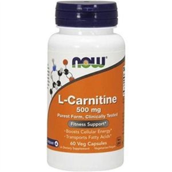 L-karnitinas, 500 mg - 180 v kapsulių