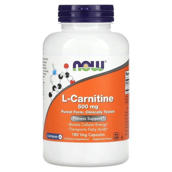 L-Carnitine, 500mg - 180 vcaps